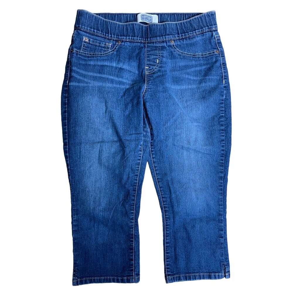 Signature By Levi Strauss & Co. Womens 10M Blue Denim Jeans Stretch Waistband